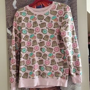 Pusheen donut pullover